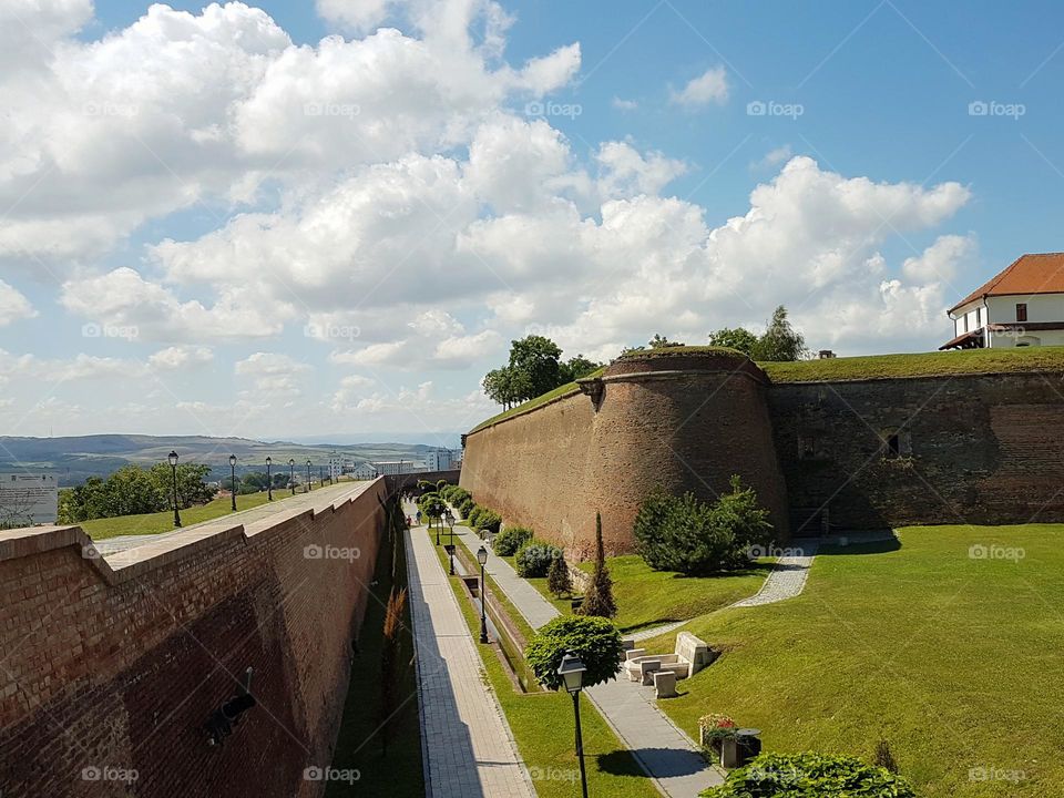 inside the Alba Carolina fortress, Alba Iulia, Romania