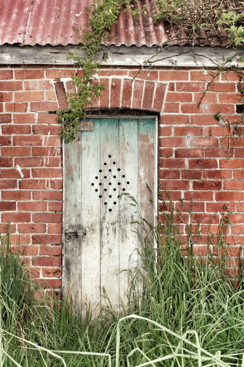 Old Rustic Wooden Door