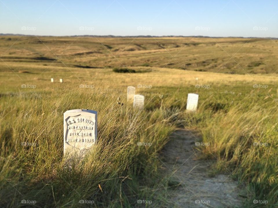 A U.S. CALVARY SOLDIER FELL HERE