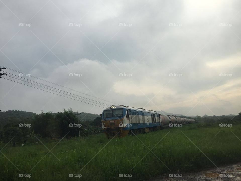 Railway, Landscape, Transportation System, Locomotive, Vehicle