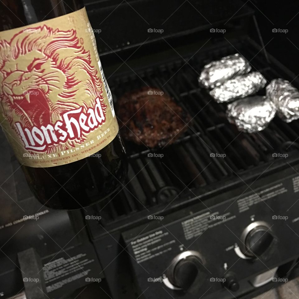 Lions head beer