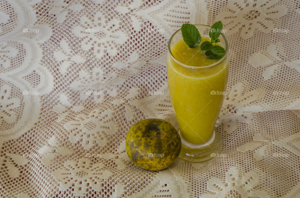 White Sapote Smoothie top View