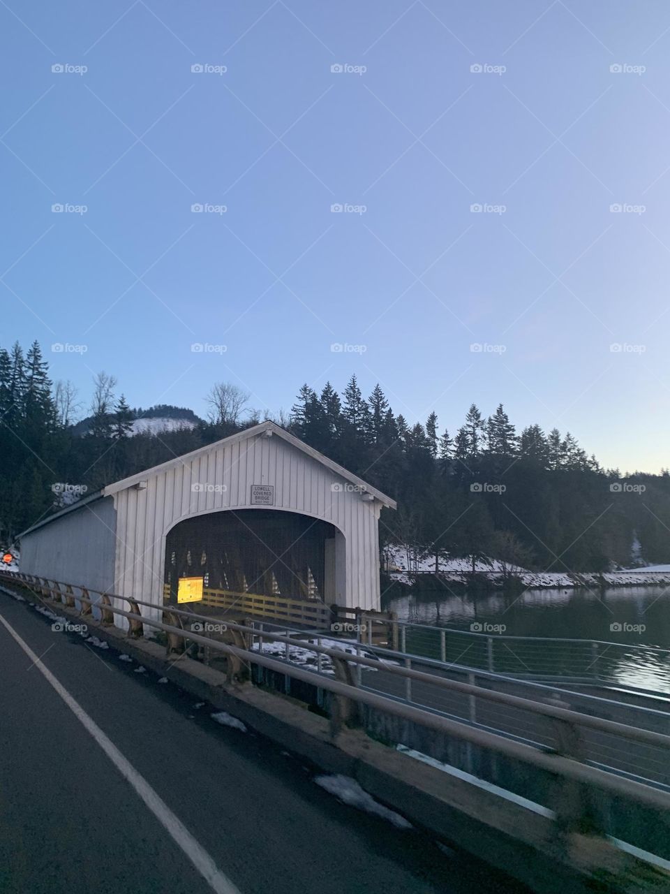 Gloomy Covered Bridge