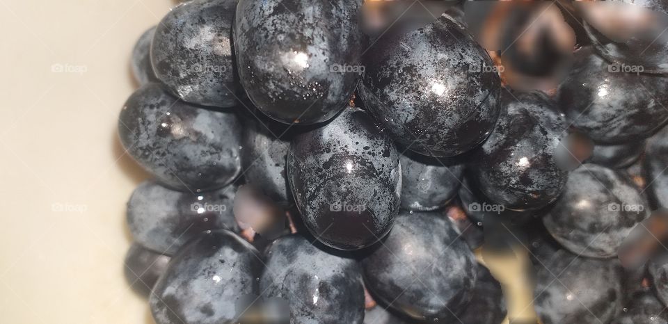 black grapes