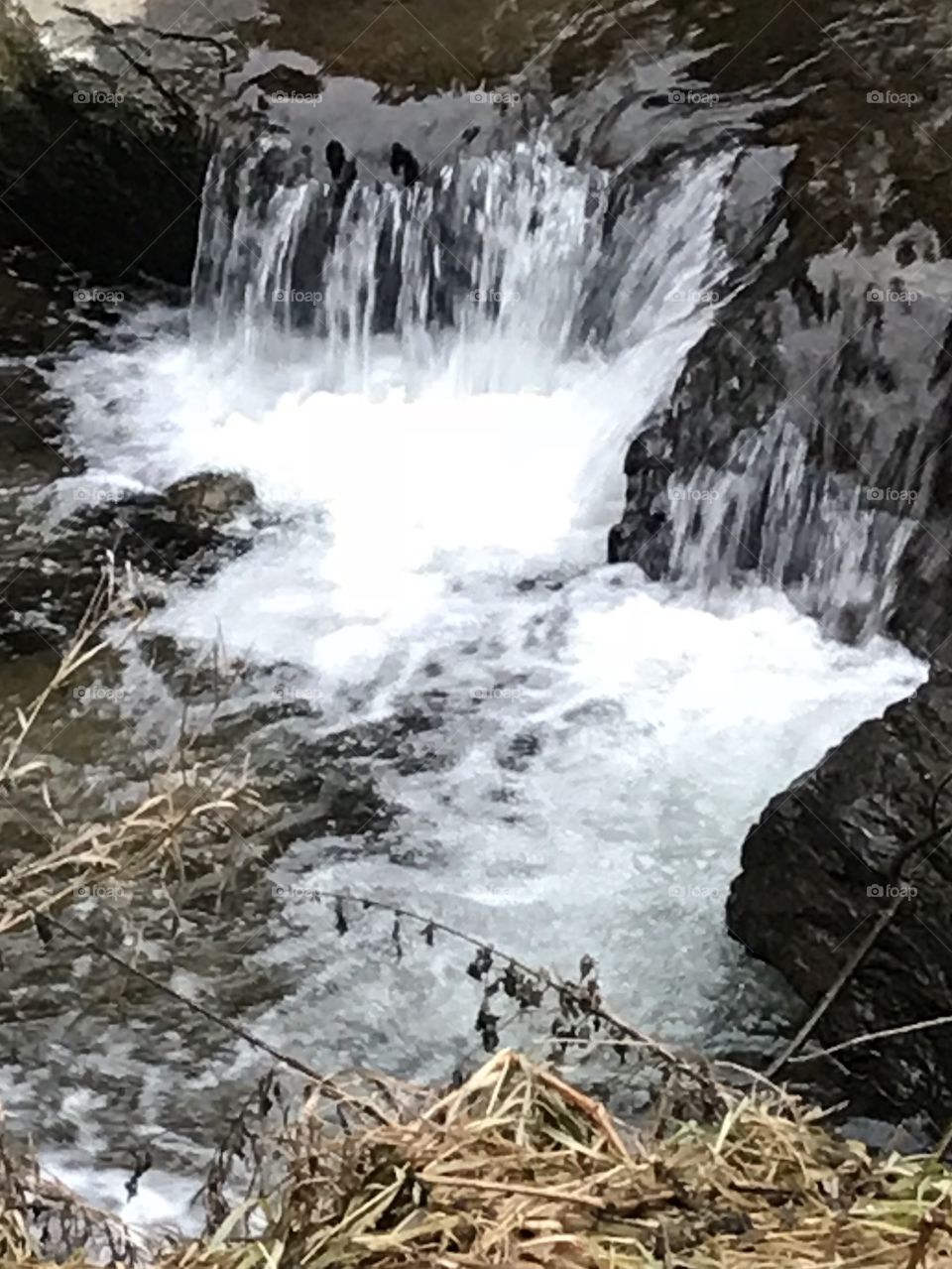 Mini Wasserfall, Wasser, Fluss