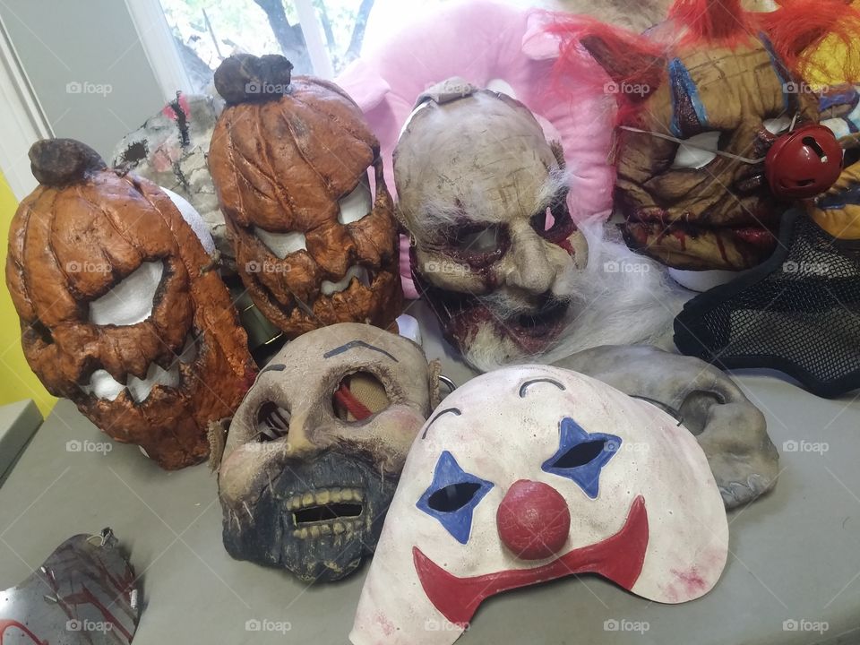 scary Halloween masks