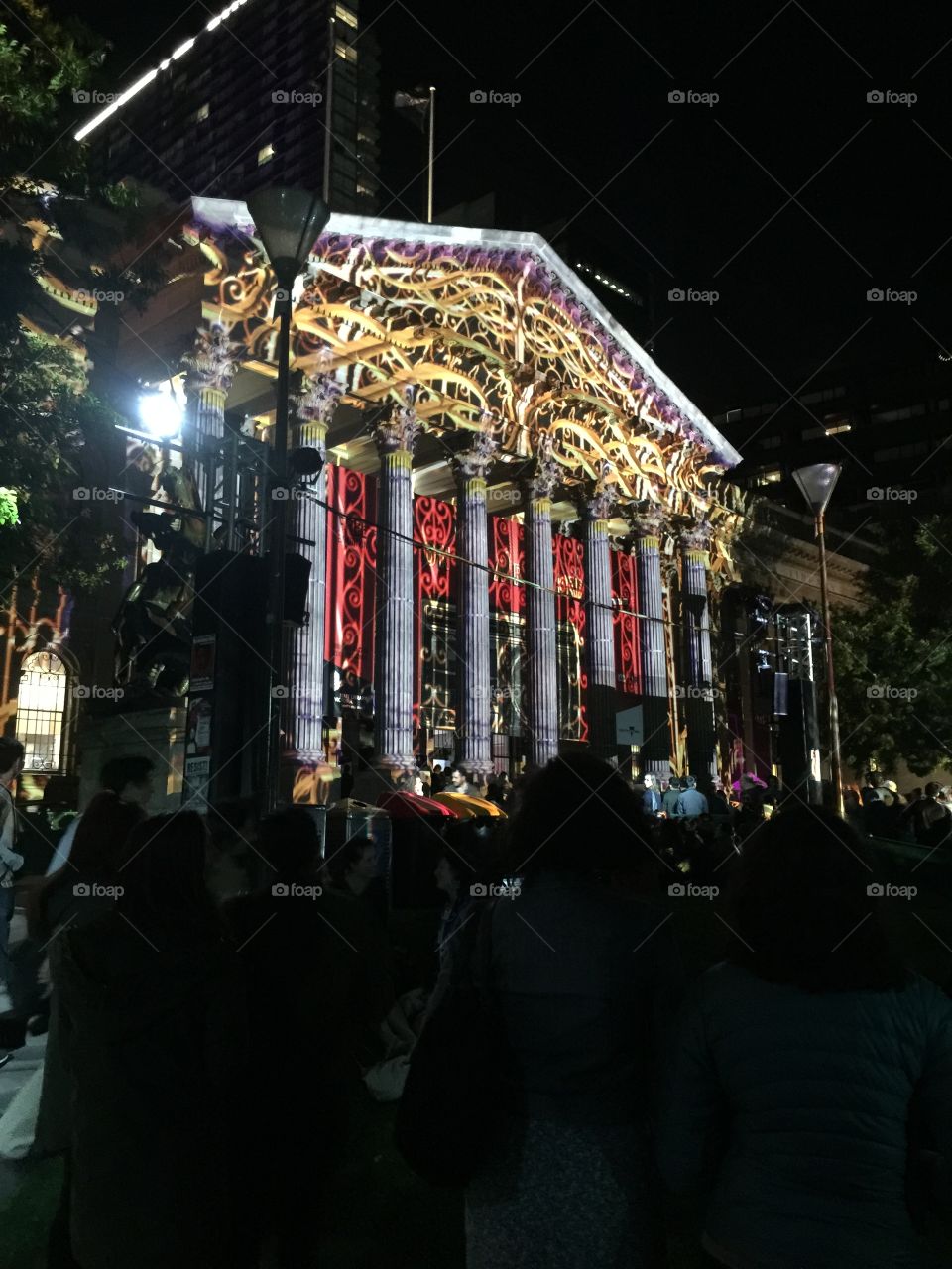 State library- Melbourne 
White Night 2017