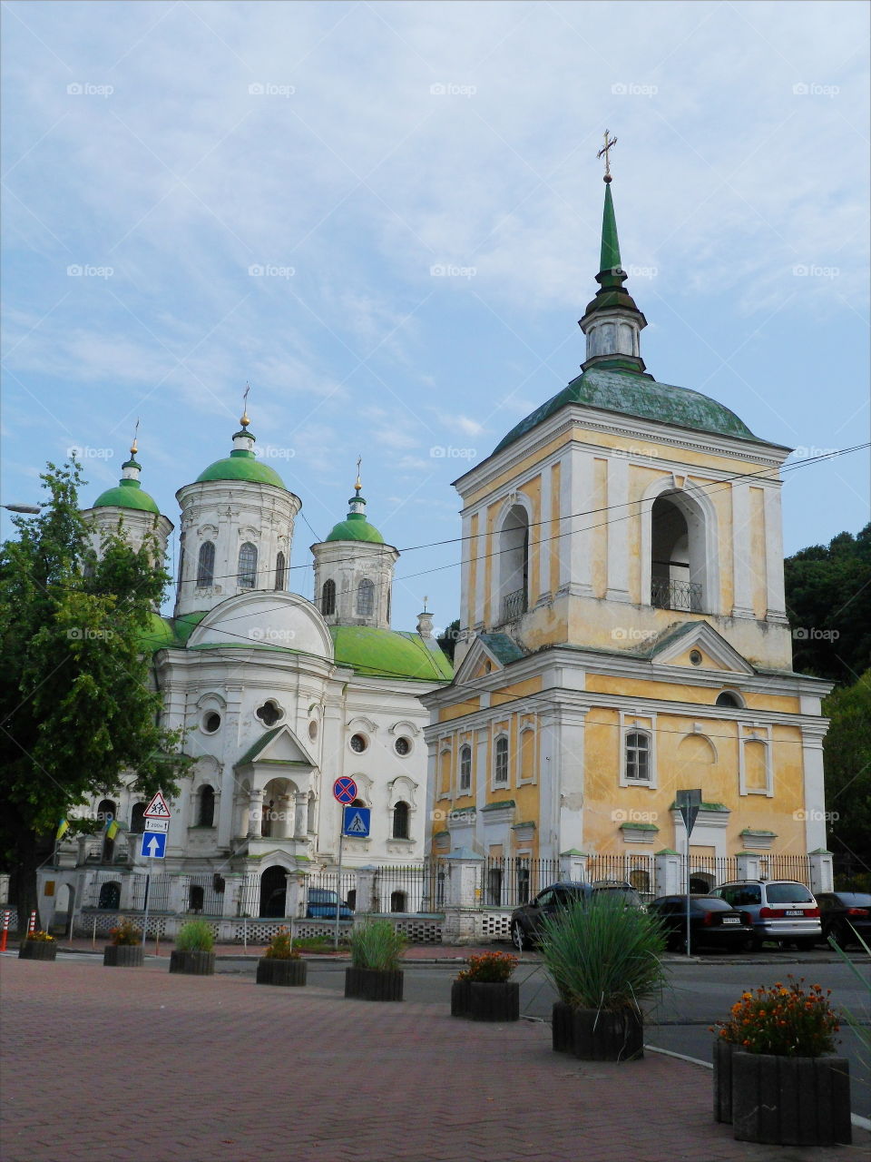 Pokrovskaya church in the city of Kiev, Ukraine