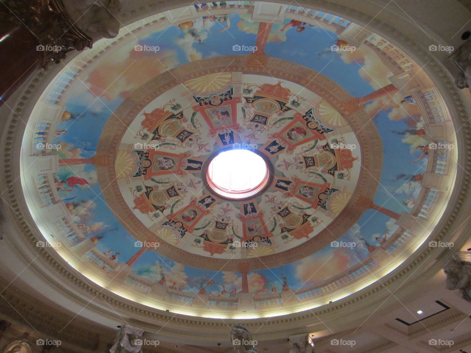 Greek Art, Caesar's Palace, Las Vegas, Ceiling Light