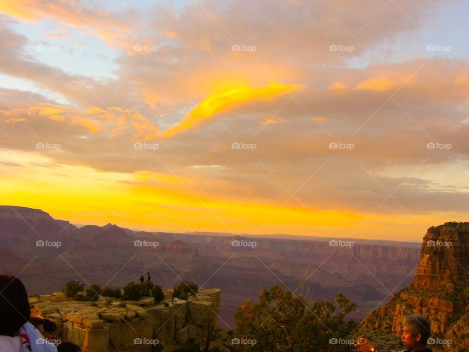 Sunset on the Grand Canyon