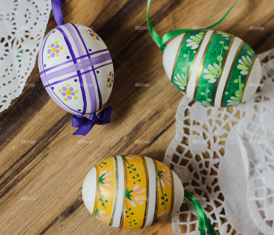 easter egg decoration colorful