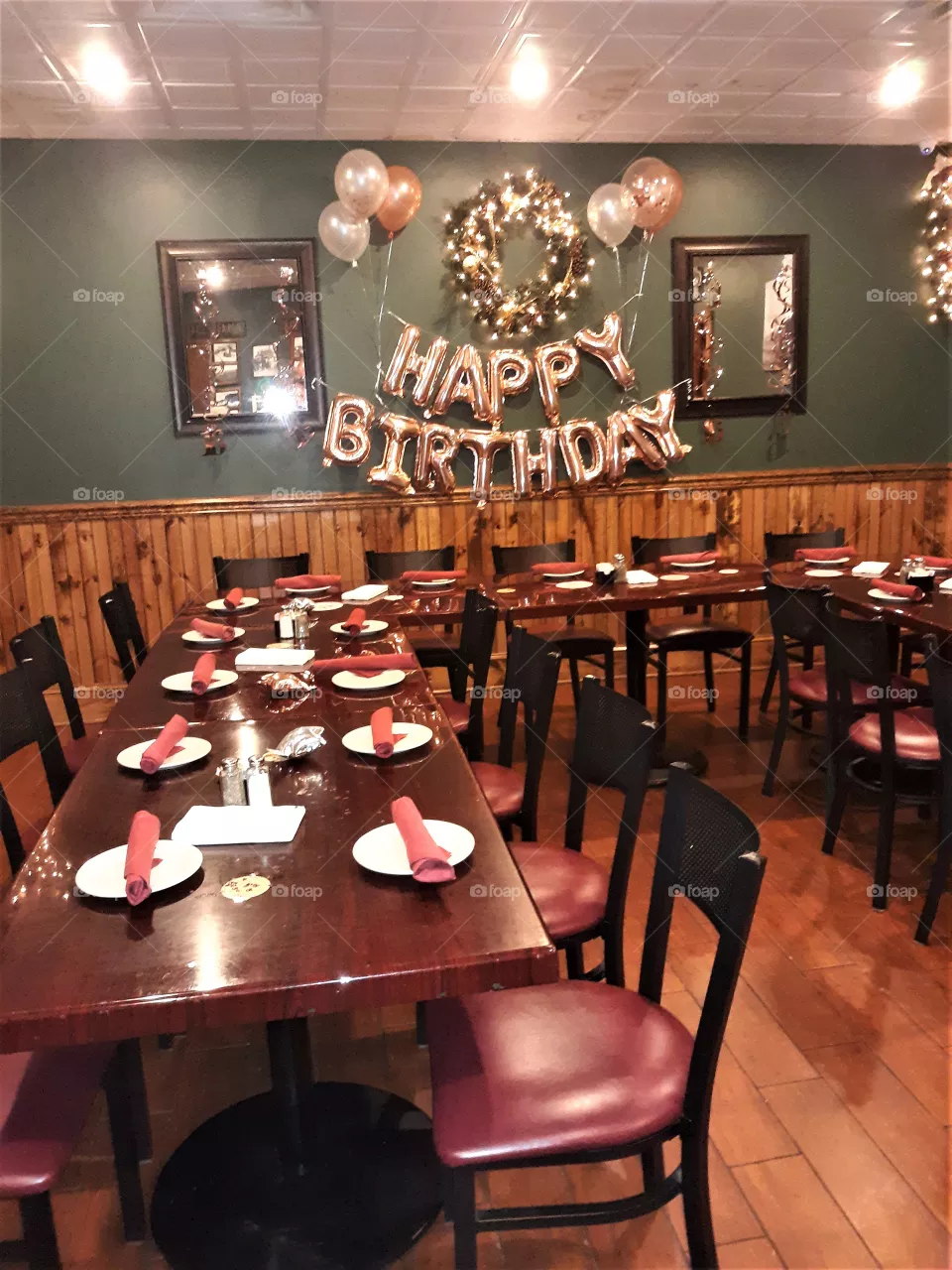 Room Decorated For 16th Birthday Party
