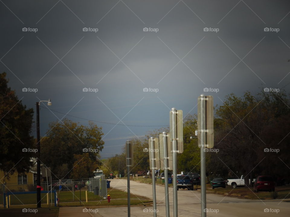 winter months. This is a picture of a cold front moving in.