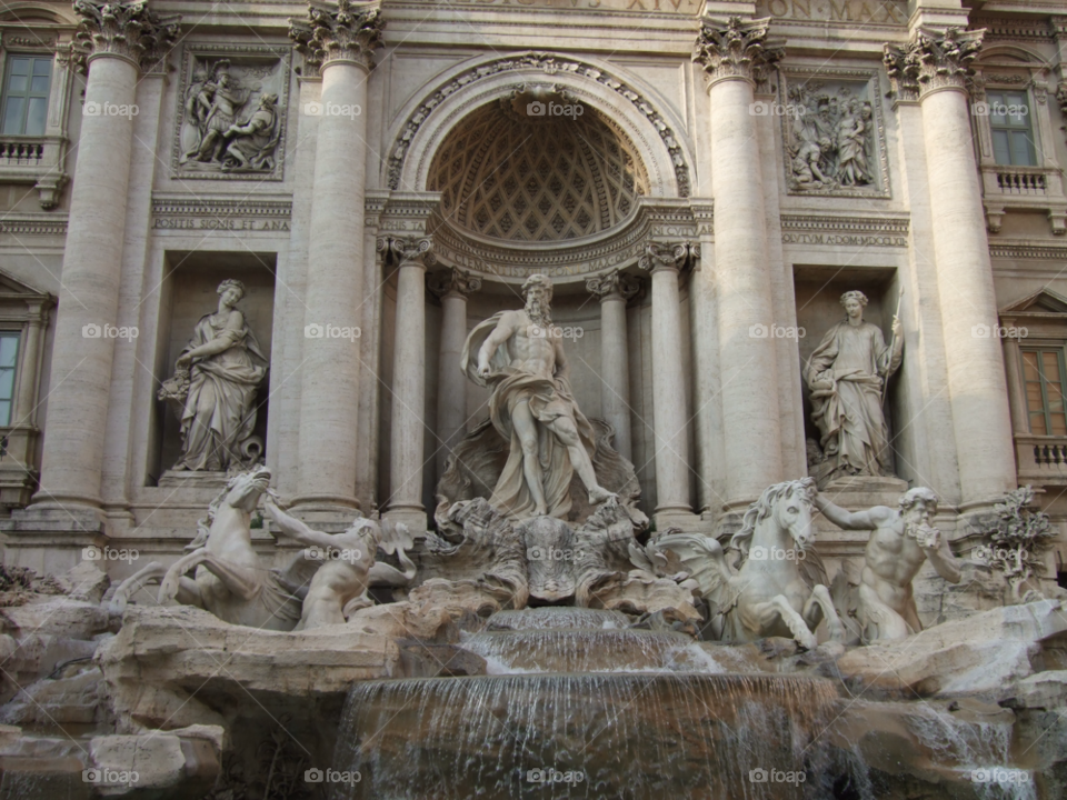 italy water fountain rome by Rayuk81