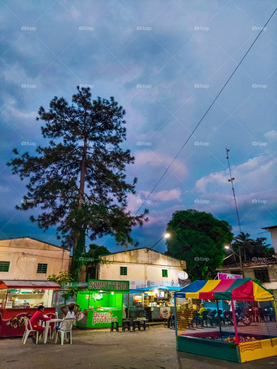 céu da minha cidade