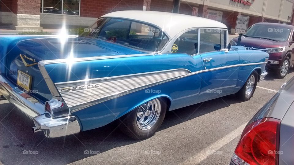 Blue 1957Chevy