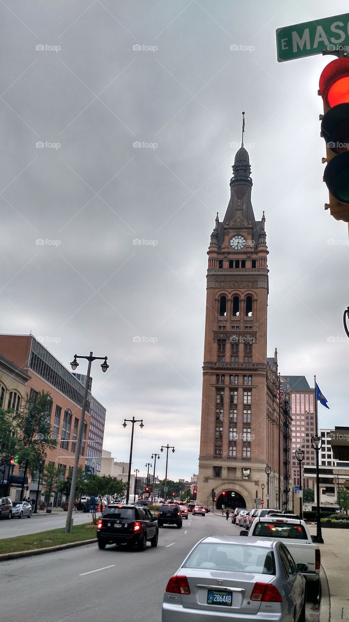 Milwaukee traffic. Just walking around