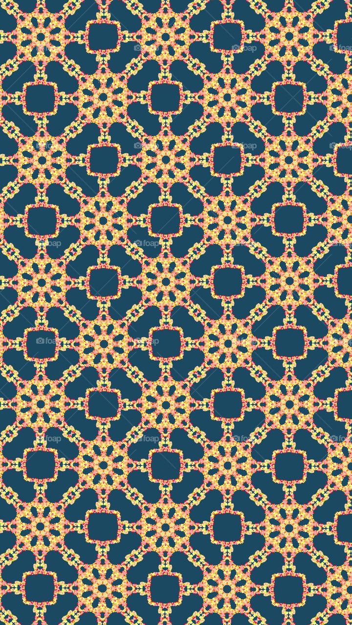 Fabric patterns, graphic patterns, tile patterns, Thai patterns Simple style on a white Snowflake