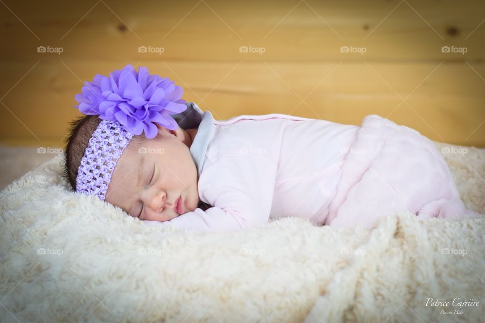 Baby sleep flower