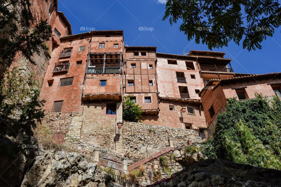 Low angle view of houses