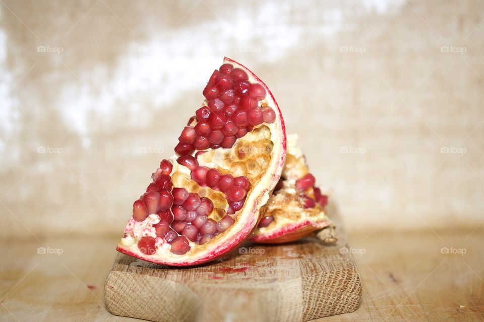 Close-up of pomegranate