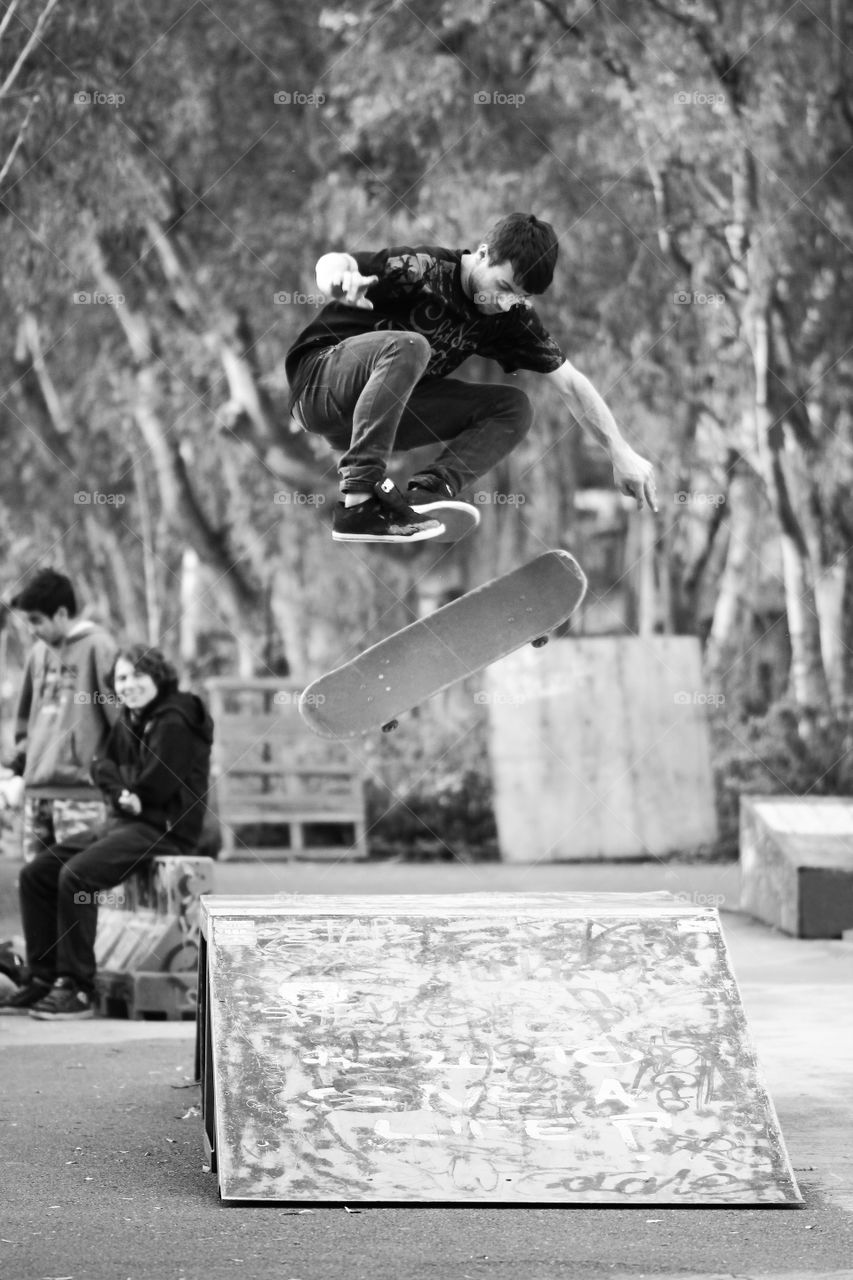 360 flip with skateboard