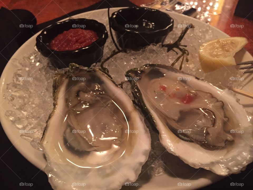 Oysters, Mystic, Connecticut 