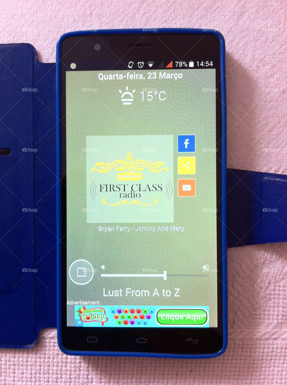 First class radio. App