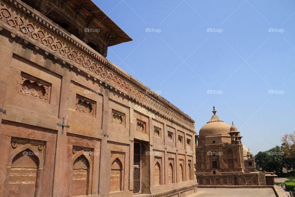 Old building in Khusroo Bagh, allahabad, uttar Pradesh, India