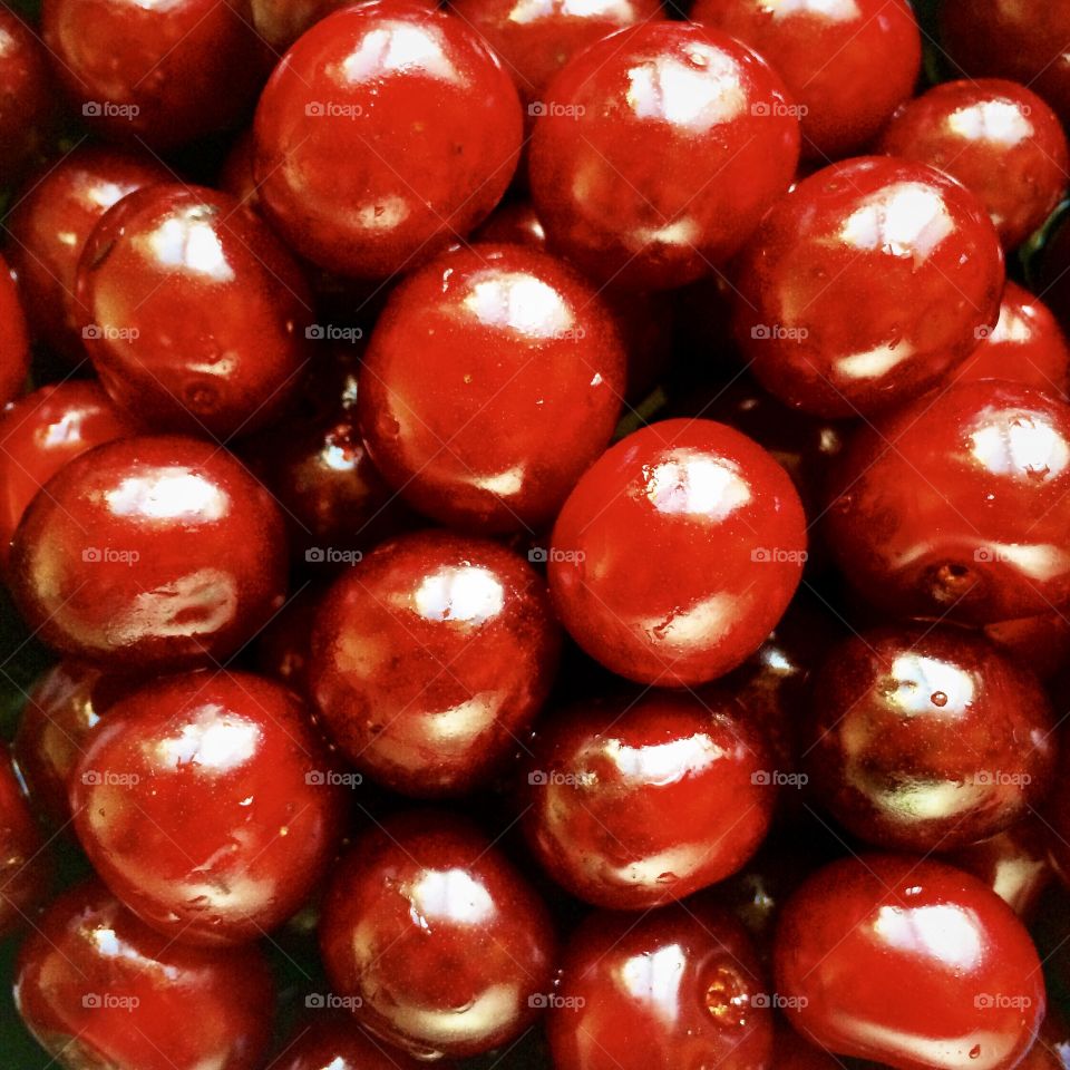 bright cherry texture