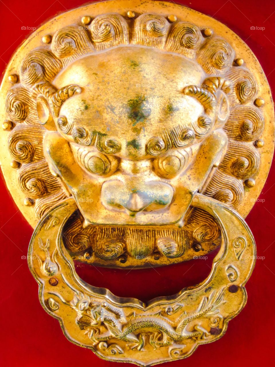 Ancient Chinese doorknob