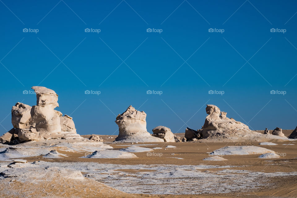 White desert in Egypt