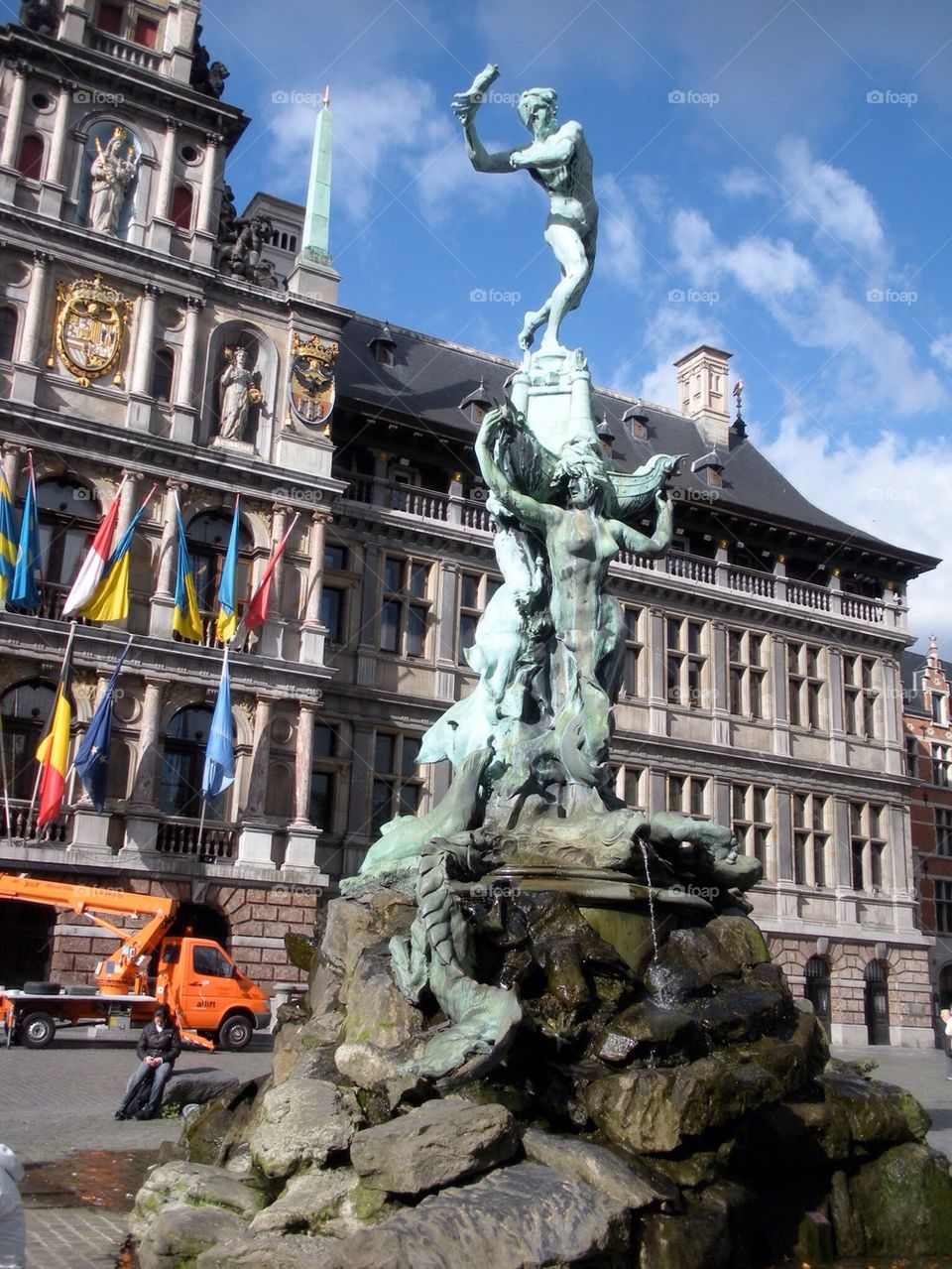 Bravo Statue, Antwerp Belgium 