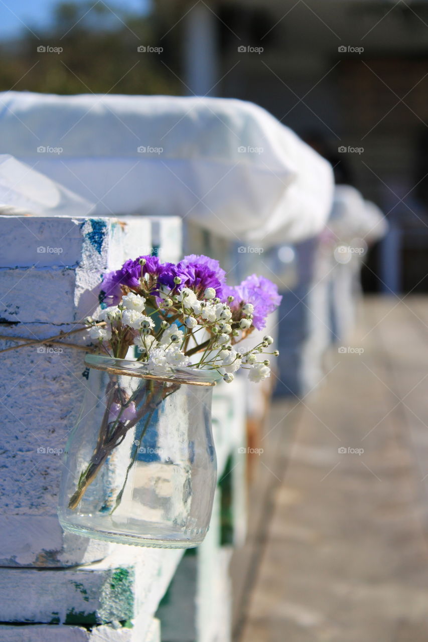 wedding, aisle, decoration