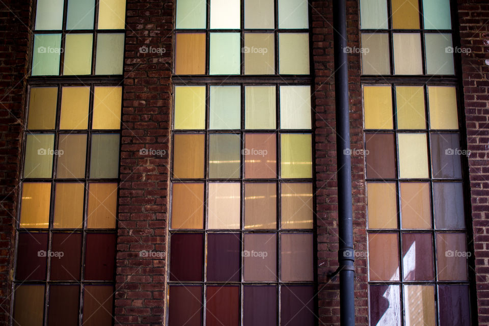 Brick, Glass, Metal.  The bedrock of the city in New York City. 