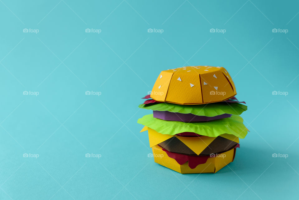 Paper burger