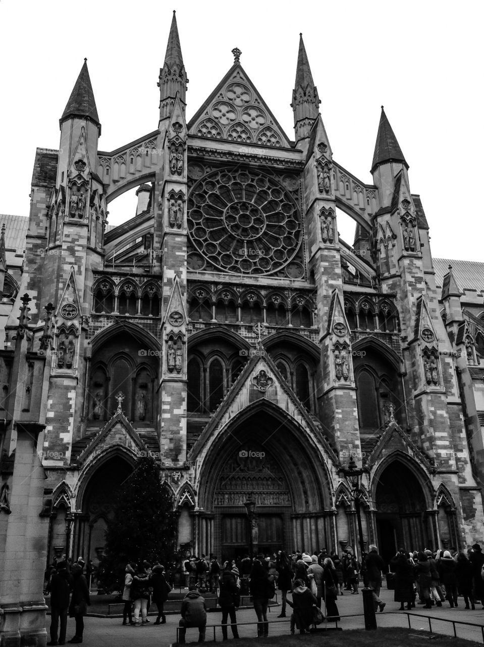 Westminster Abbey. Fachada Norte de la Abadía de Westminster (London - England)