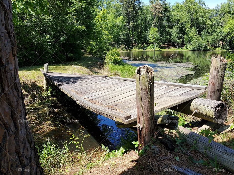 dilapidated bridge