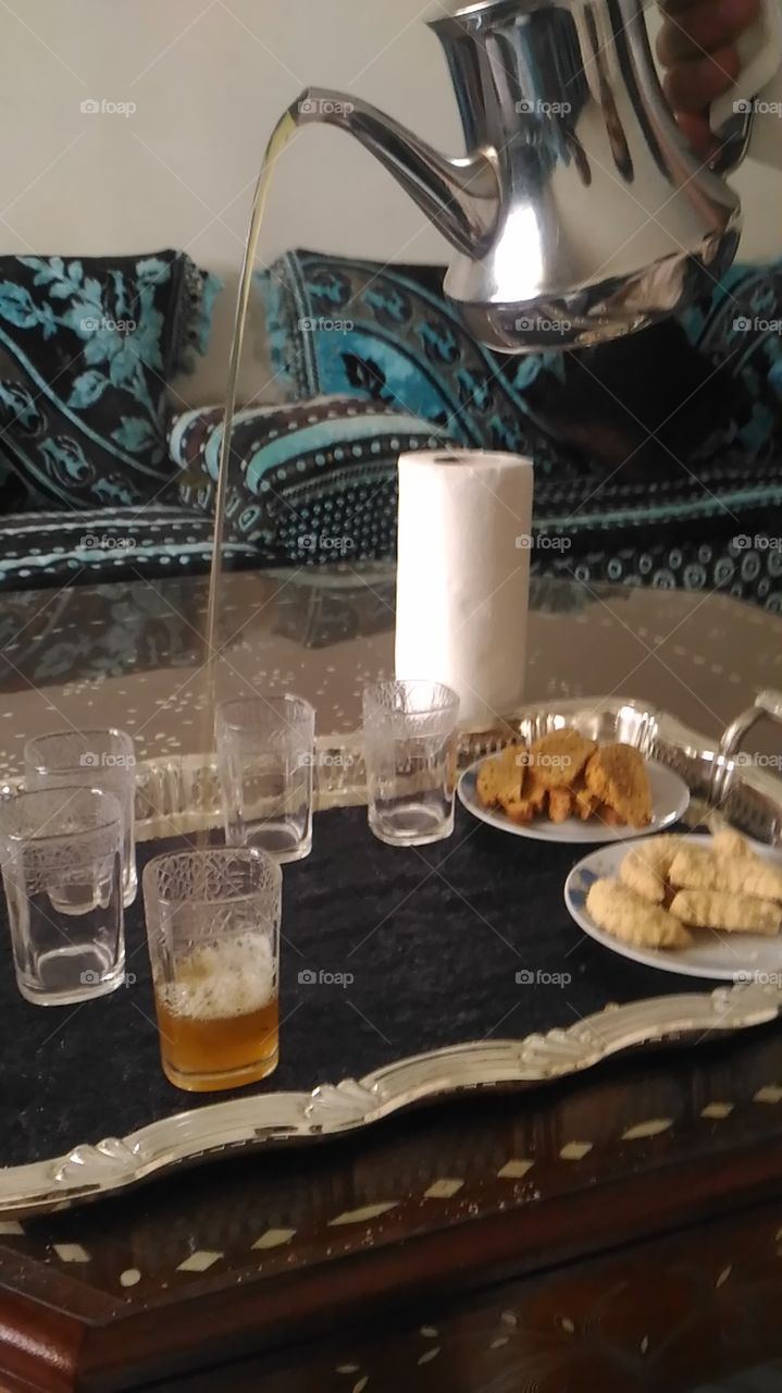 How we pour it in Morocco