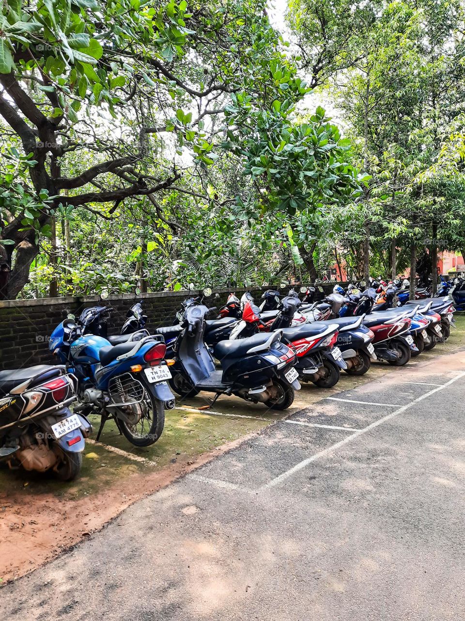 Bikes parked