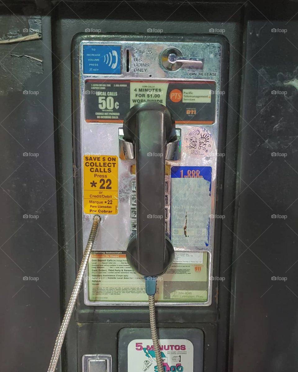 old payphone