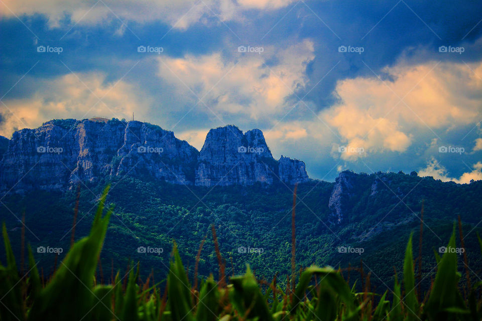 Mountains landscape