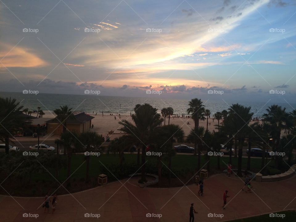 Beach, Sunset, Tree, Dawn, Travel