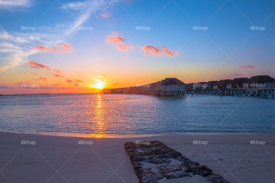 Sunset at the beach