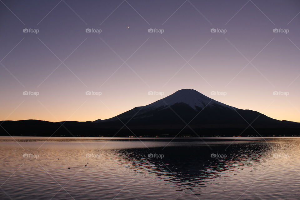 Mt.Fuji at dusk