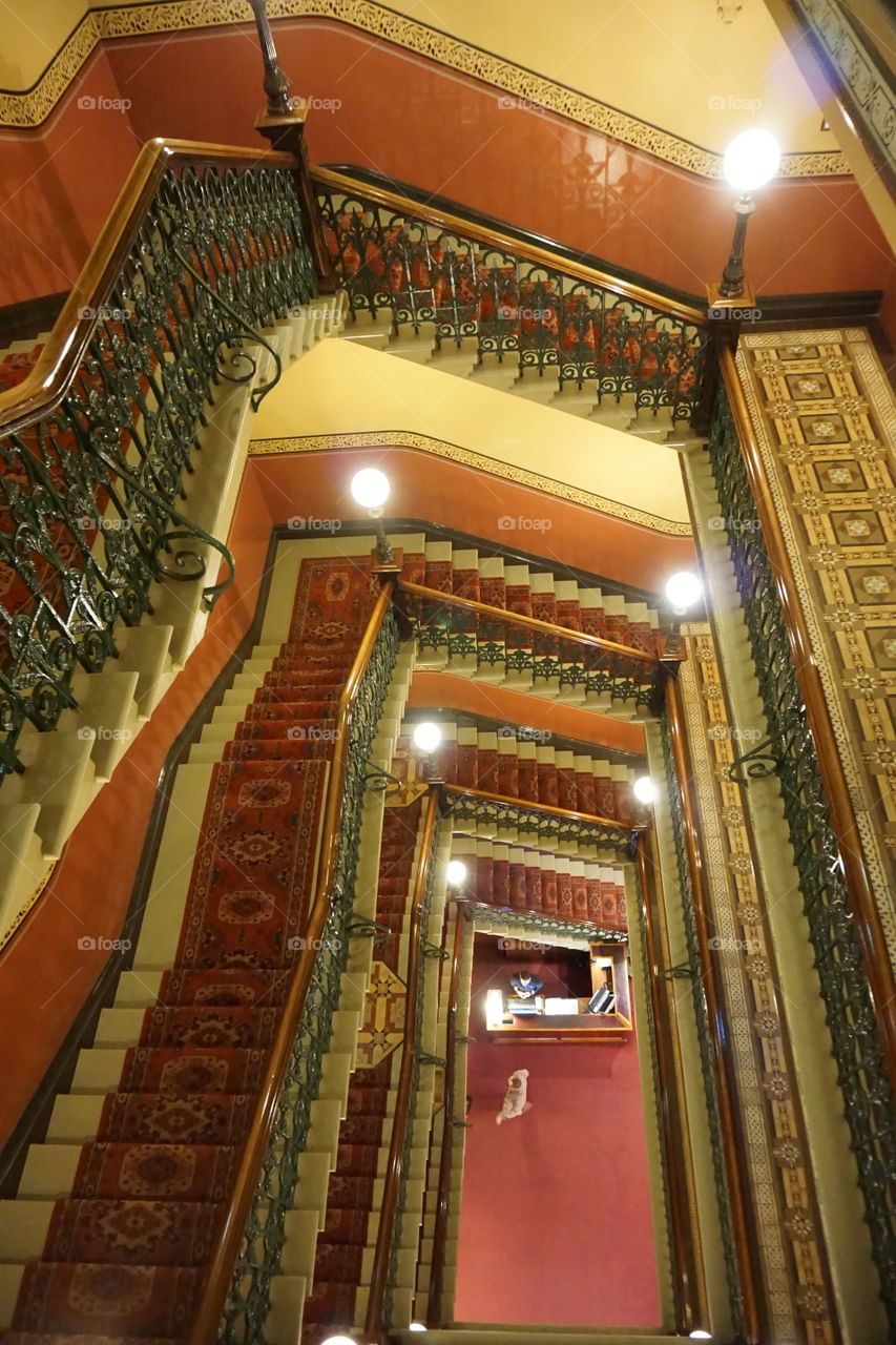 Staircase in the Hotel Windsor, Melbourne