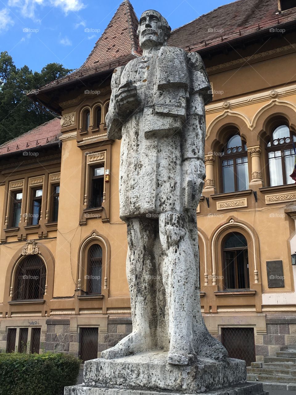 Gheorghe Barițiu, statue, Brasov, Romania