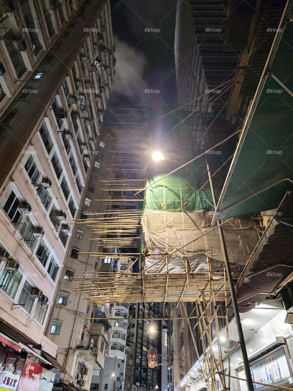 Architecture x bamboo scaffolding