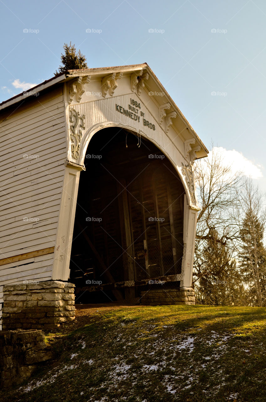 winter architecture bridge 1884 by refocusphoto