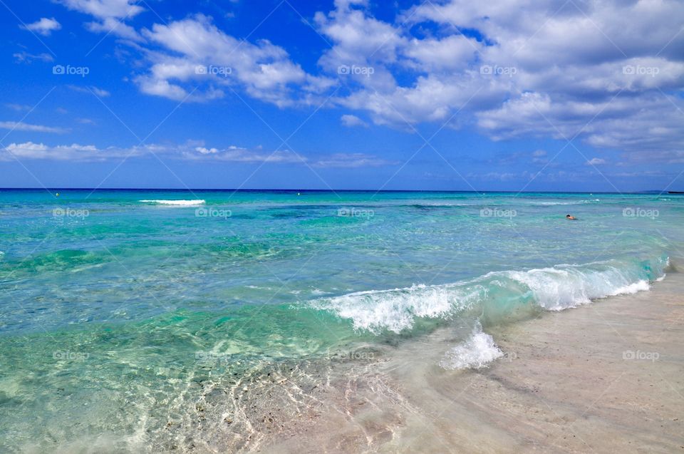 Beautiful view of beach